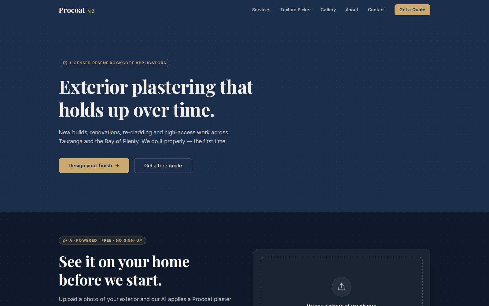 Procoat NZ — website hero