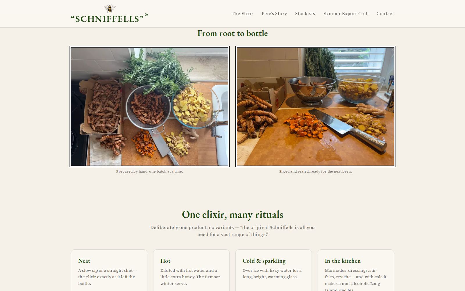 Schniffells — the elixir section